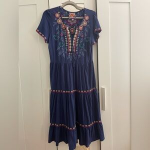 Johnny Was Dress Sz. S with Pretty Embroidery!